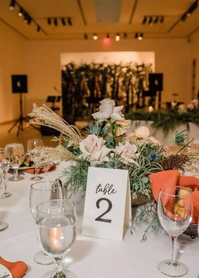 Table Decor for wedding in art gallery in santa fe, NM.jpg