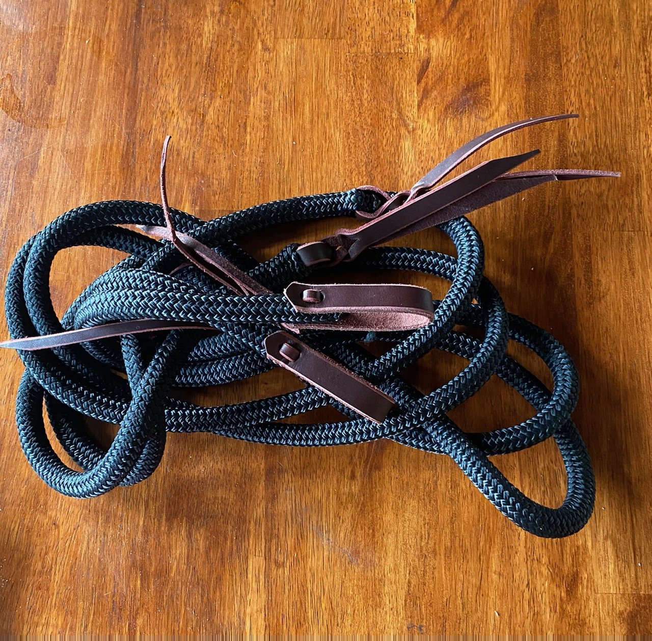 7’ Split Rope Reins — Quality Horseman Equipment