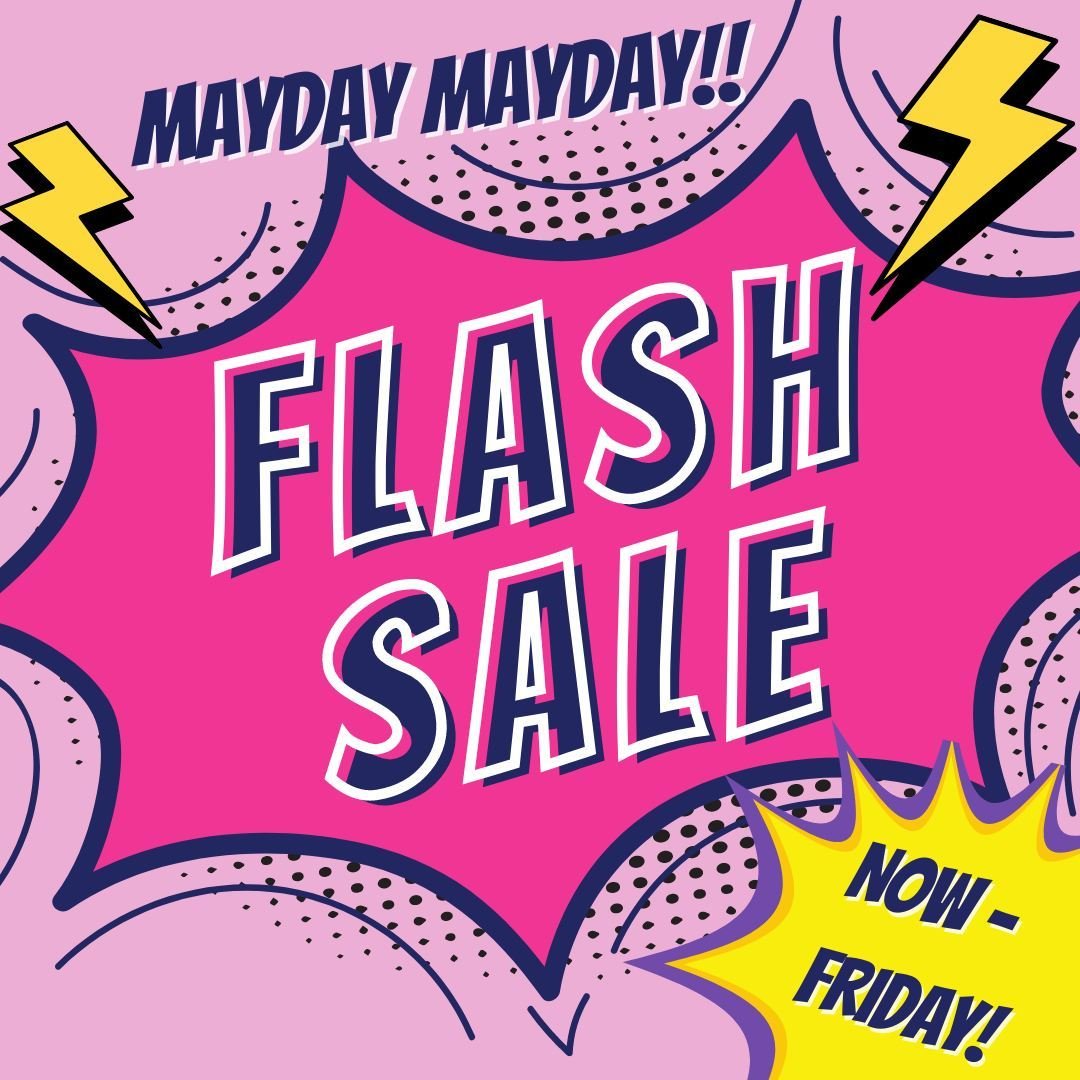 Mayday? May-DAY!! We're having a flash sale, now through Friday, May 3!

Mat, Barre, Fusion: Buy 8 + Get 2 Free
Reformer: Buy 8 + Get 1 Free

Offer is valid 1 year from purchase date. Don't miss out!!

#MayDay #FlashSale #FitnessFlash #BarreNYC #Pila