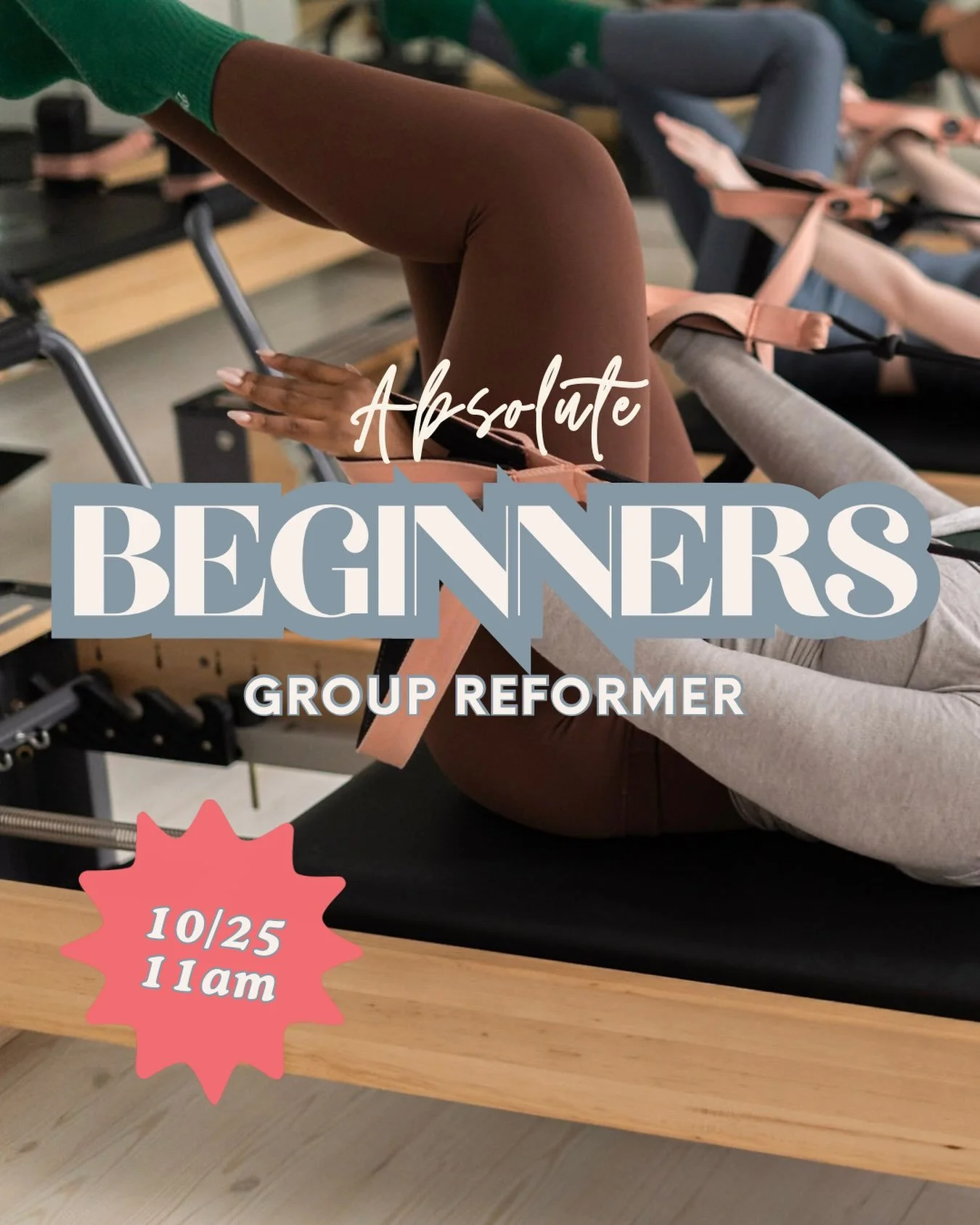 Anotha one! 💚 

Reformer curious but still a little nervous? 
Jump into our Level 0 Group Reformer class tailored specifically to Reformer newbies. 

You&rsquo;ll learn how to work the machine and discover the magic and versatility of the Reformer i