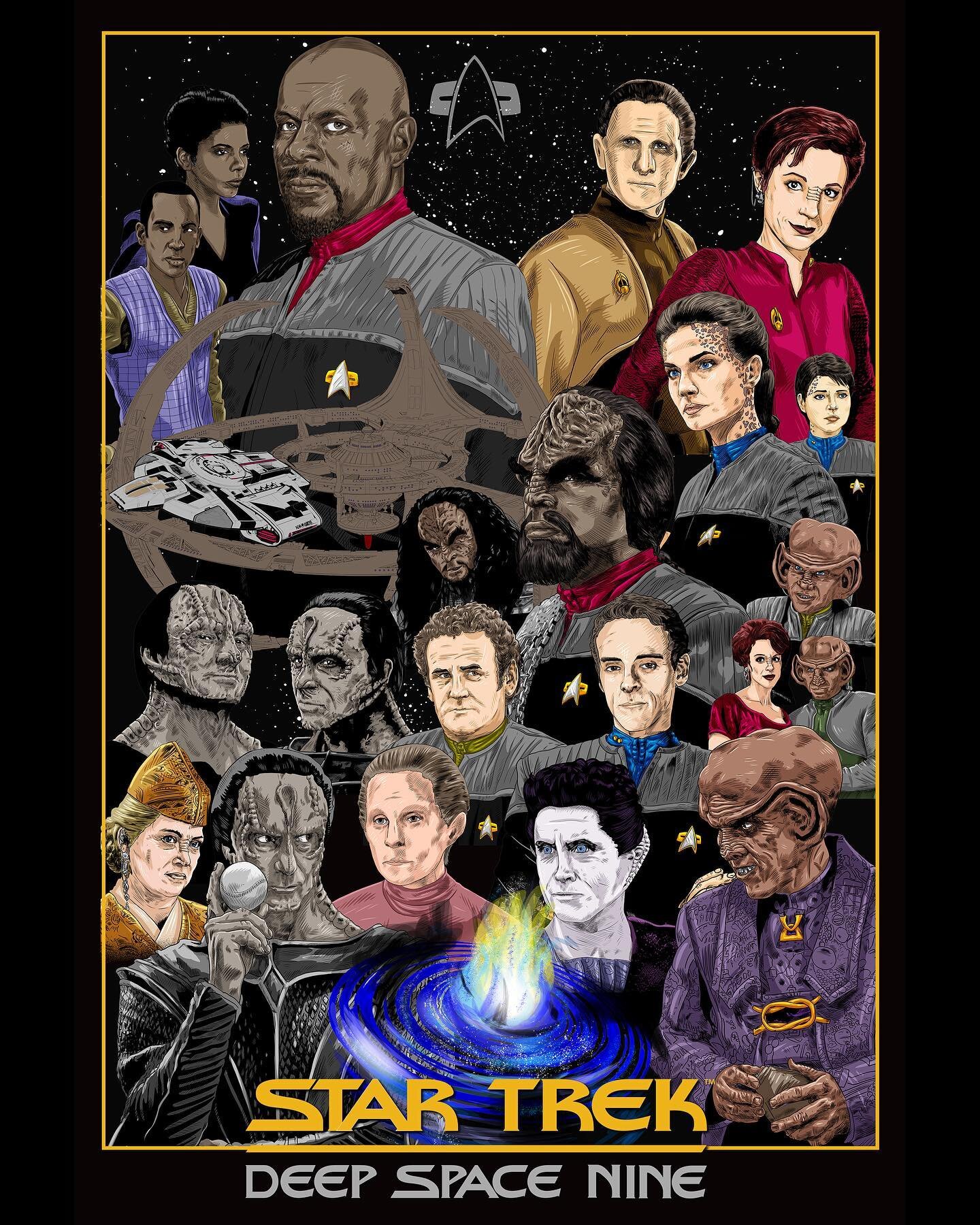 Today is the 30th Anniversary of Star Trek: Space Nines premiere. Easily my favorite #startrek&nbsp; series and arguably my favourite show ever. My licensed poster is available here! https://www.redbubble.com/shop/ap/44750828 #startrek #startrekds9 #