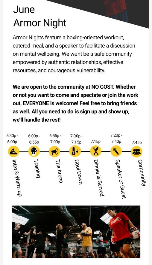 Our response to the 2nd User testing. We condensed the writing and added an image for a visual break.