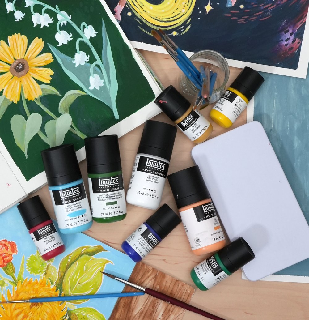 Art Supply Review: Liquitex® Acrylic Gouache