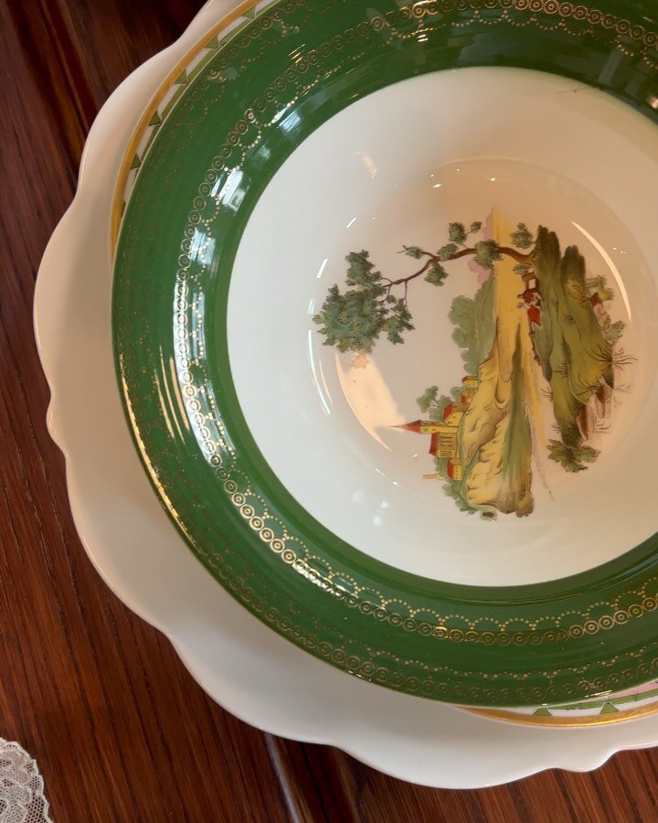 We're pulling out the good china, serving meals in heirloom dishware that reminds us of what grandma kept safe in the china cabinet. 
We appreciate our friends who shipped us vintage family heirlooms and beautiful pieces to use at #Dotties - a little