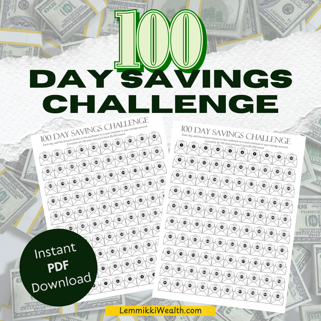 100 Day Savings Challenge