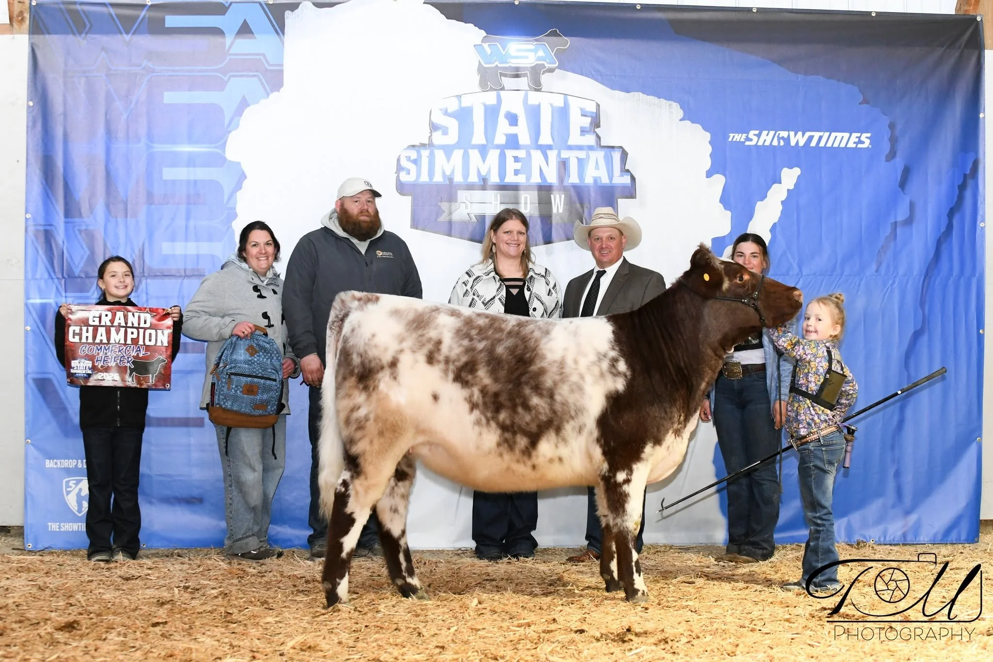 Champion Commercial Heifer-Charlene Kimball