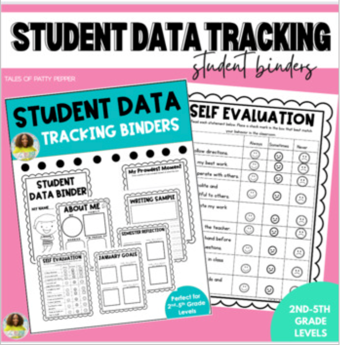 Student Data Tracking Binders