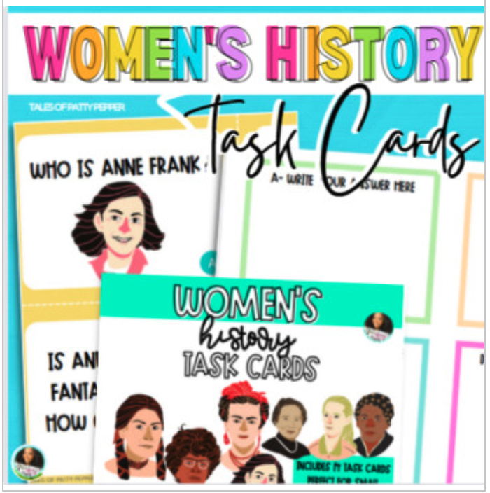 Women's History Task Cards