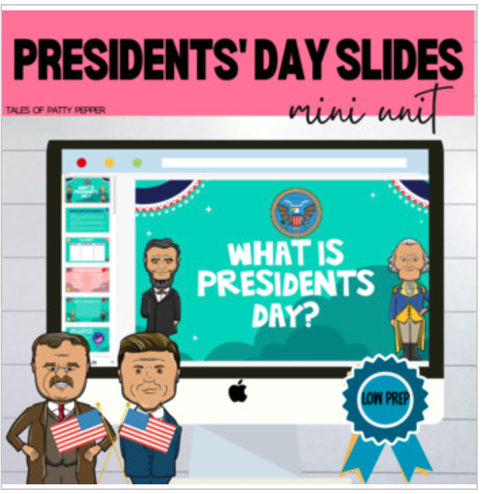 Presidents Day: Google Slide Mini Unit