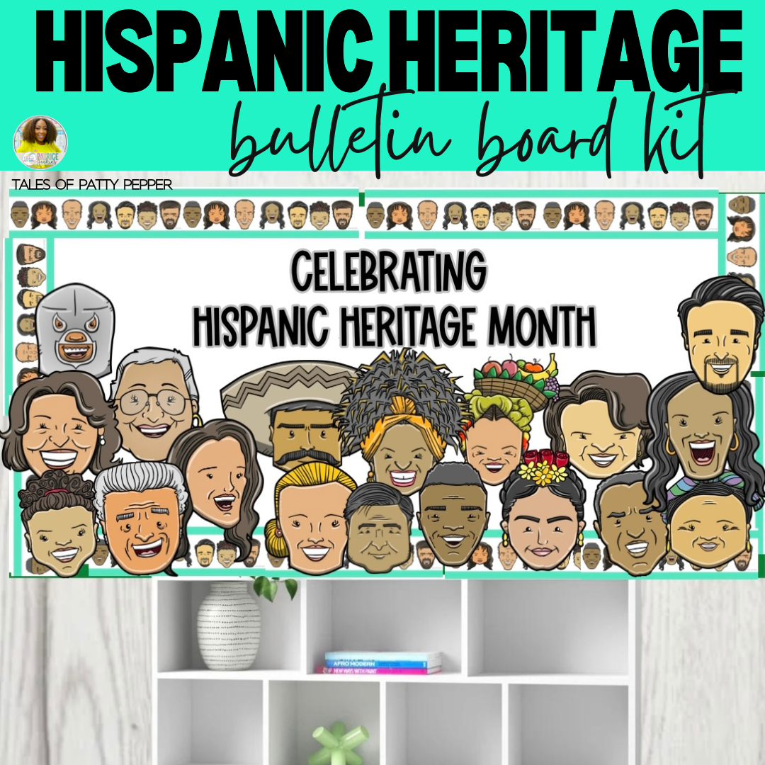 Hispanic Heritage Month: Influential Leaders Bulletin Board Set