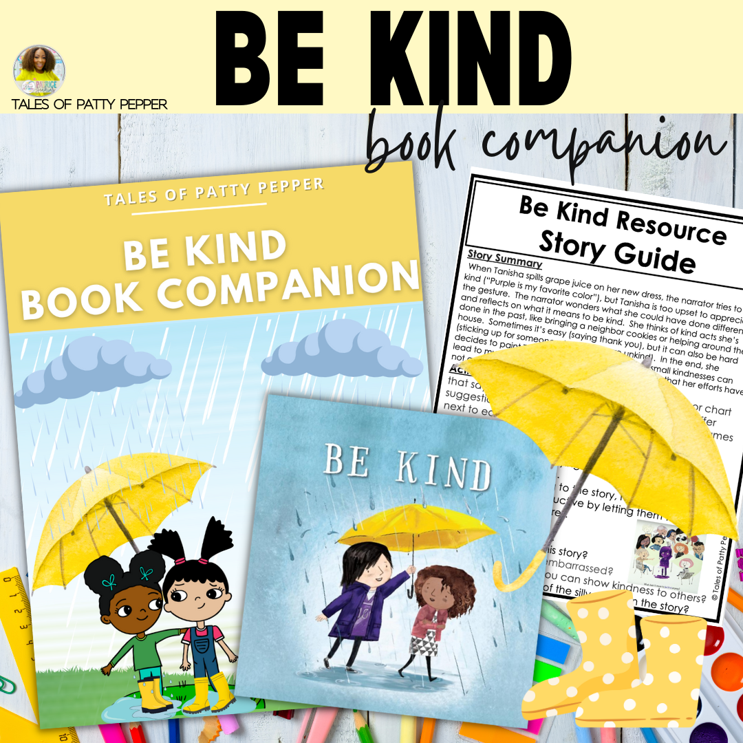 Kindness: Be Kind Book Companion