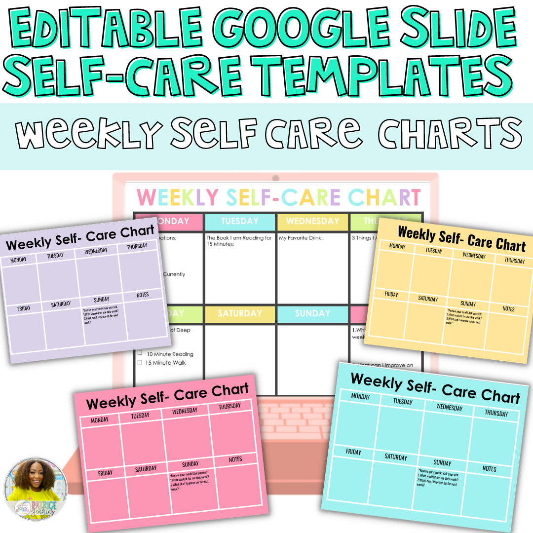 Self Care: Editable Google Slide Templates