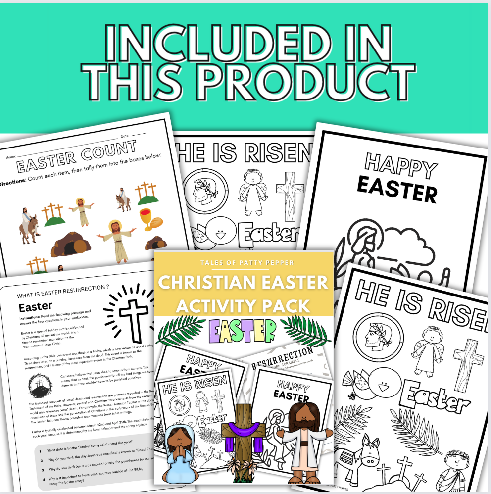 Christian Easter: K-5 Activity Kit LOW PREP