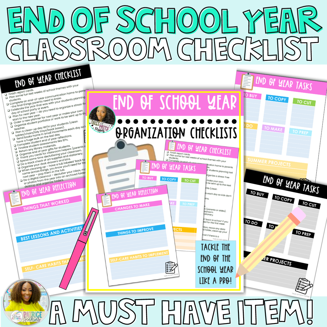 End of Year Class Checklist