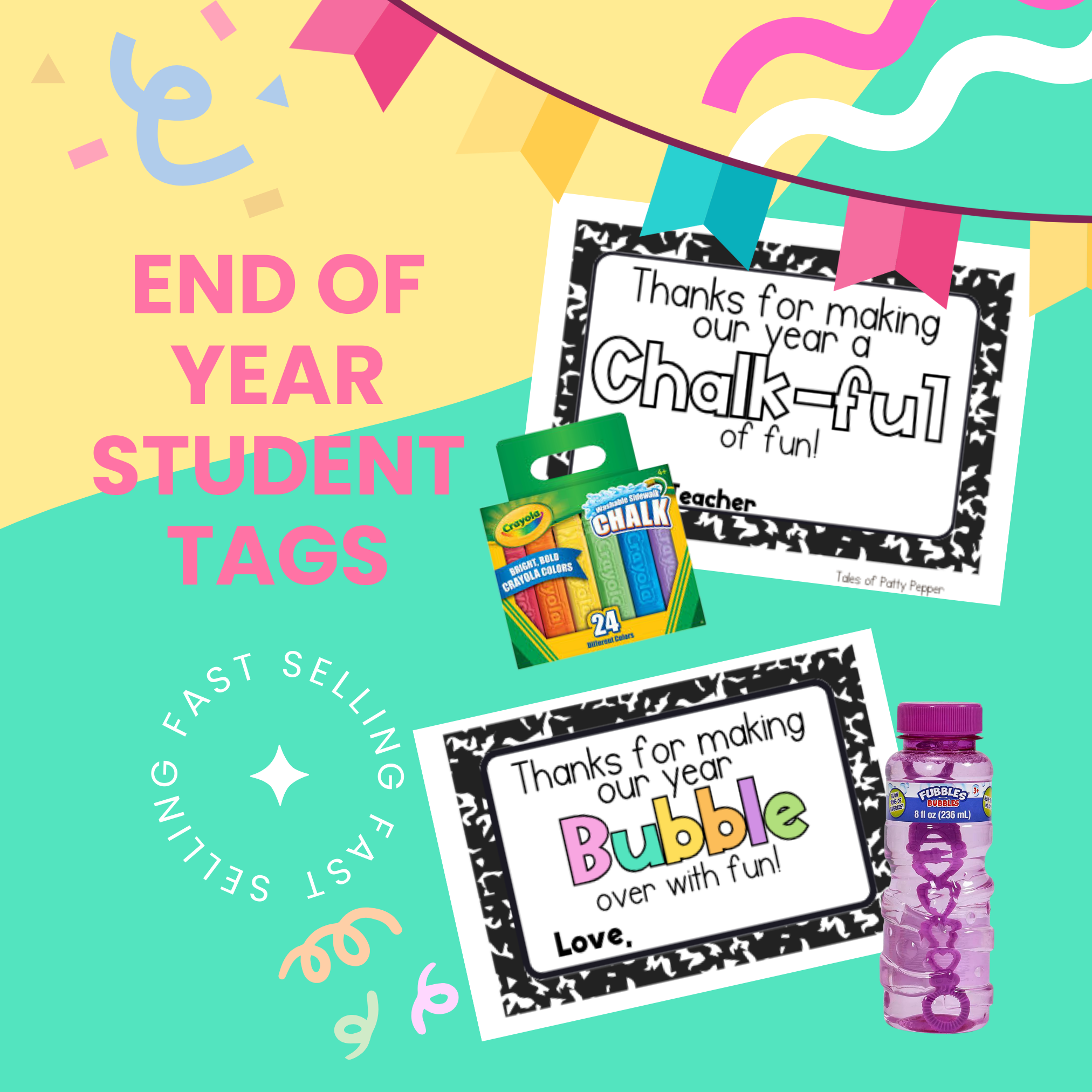 End of Year Student Gift Tags