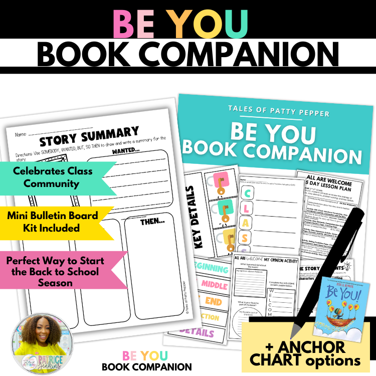 Be You Book Companion + Activities