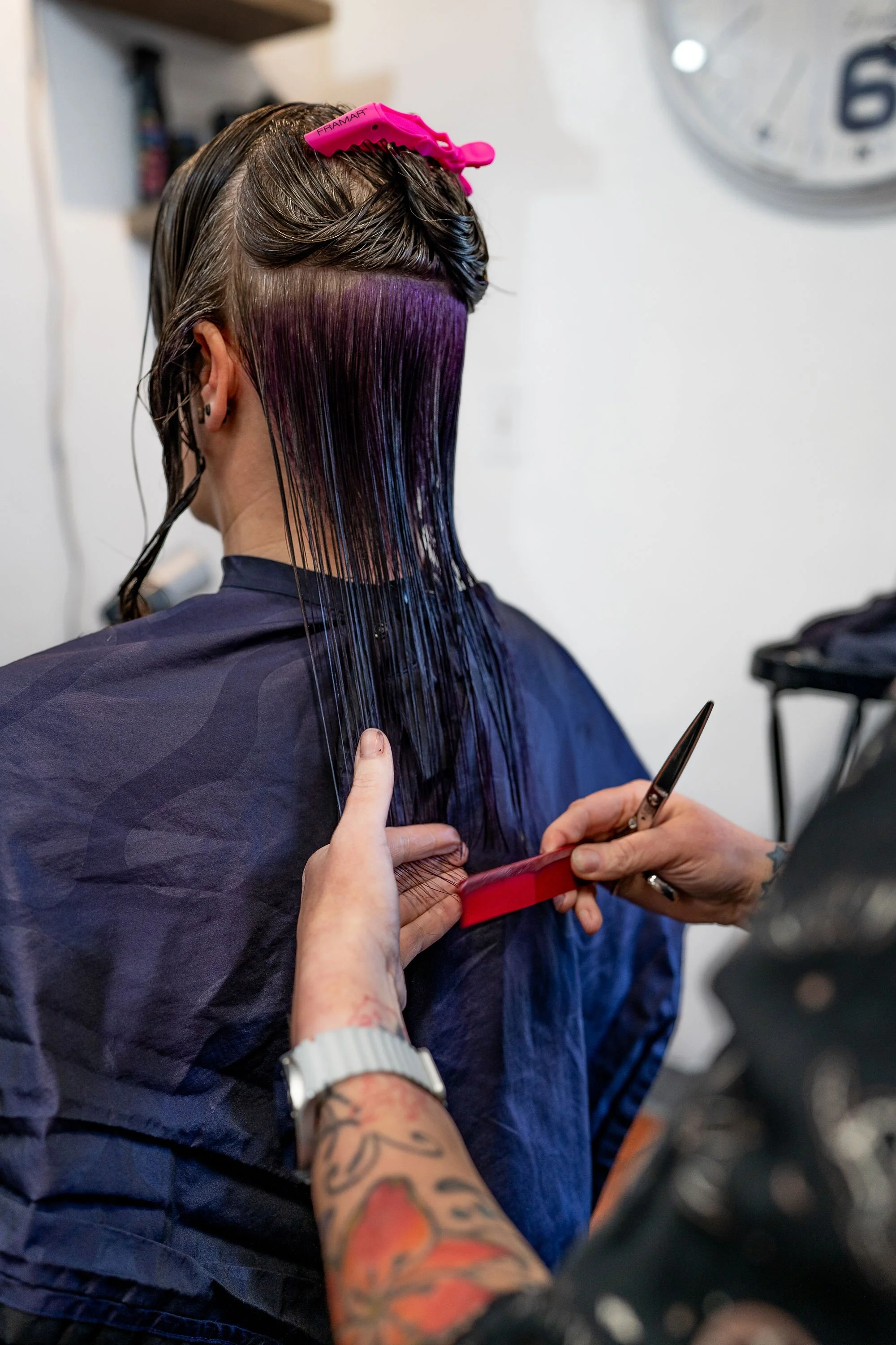 Haircut service at Maxwell’s Salon & Spa in Olympia, WA