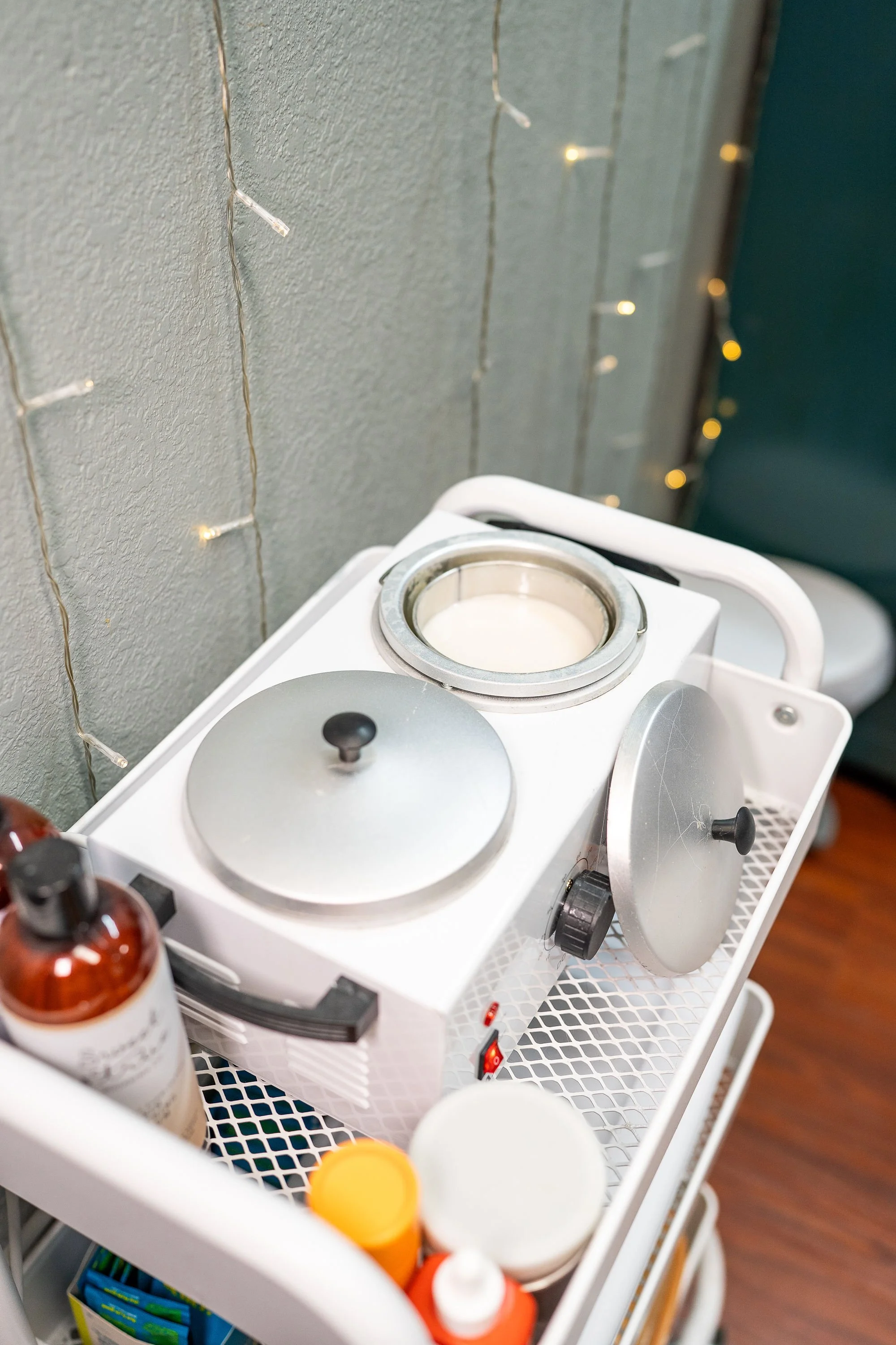 Professional waxing setup at Maxwell’s Salon & Spa in Olympia, WA