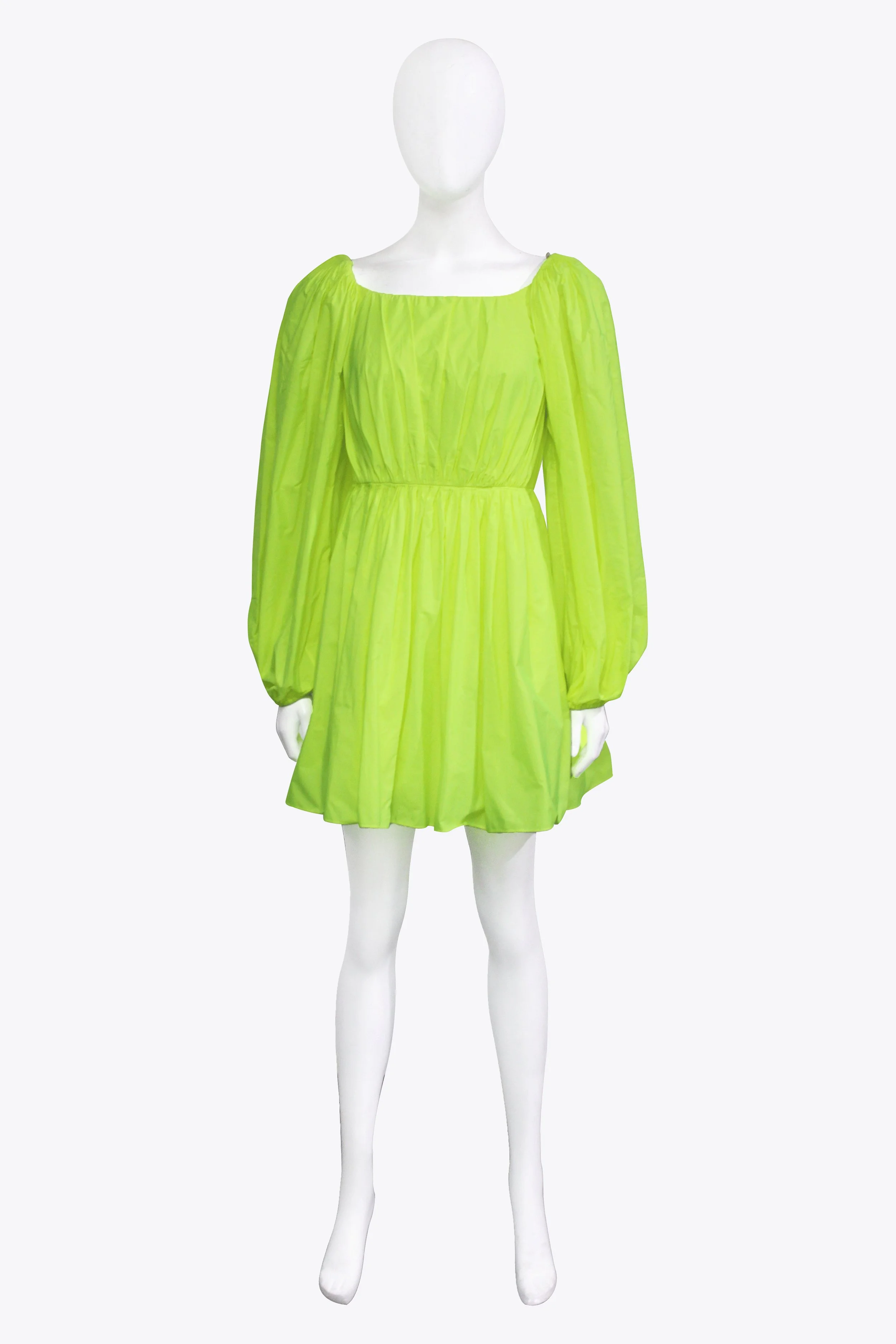 Valentino Neon Yellow Dress