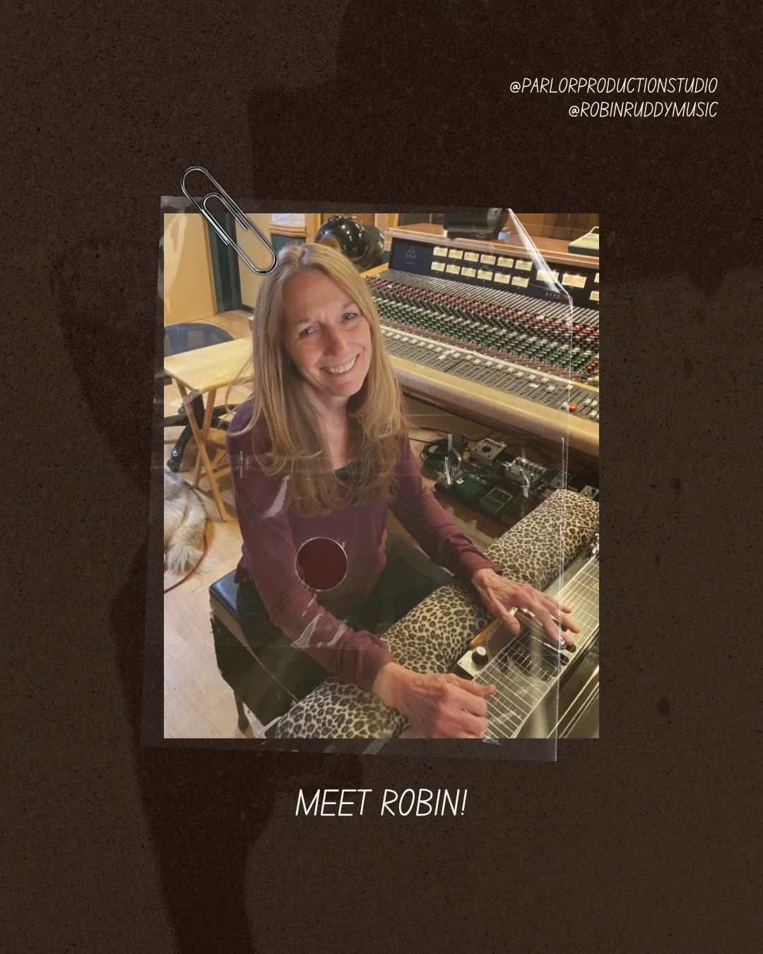 Meet our studio owner and fearless leader, Robin!

Robin Ruddy is a Grammy-winning musician and entrepreneur, and the owner of Parlor Studio since its opening in 2000. She has made a name for herself as an artist, songwriter, touring musician, and mu