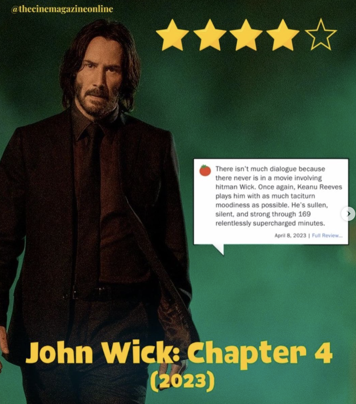 “John Wick: Chapter 4”: Keanu’s Best