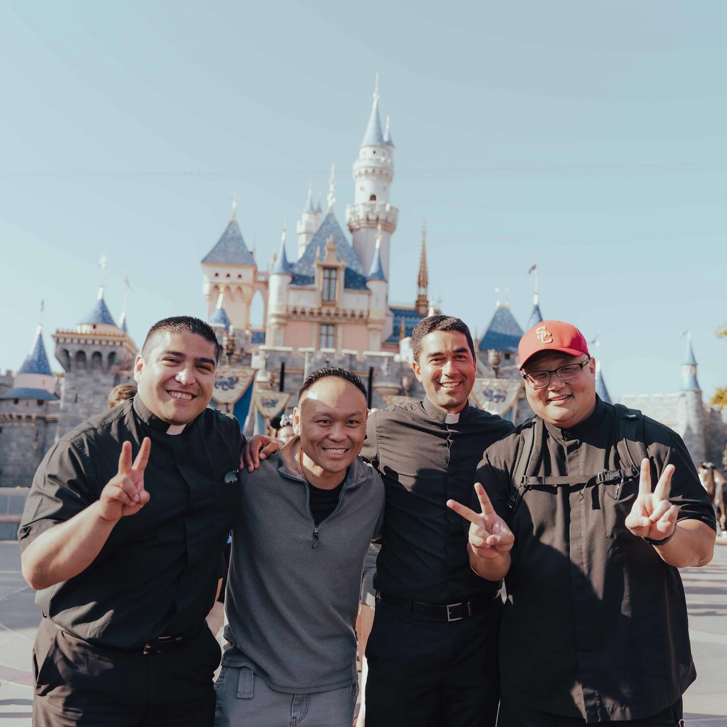 We took a little study break from finals and ended up at Disneyland! 
&mdash;
We are praying for all of our students that they may finish out the year strong! St Joseph of Cupertino, pray for us🙏 #trojancatholic