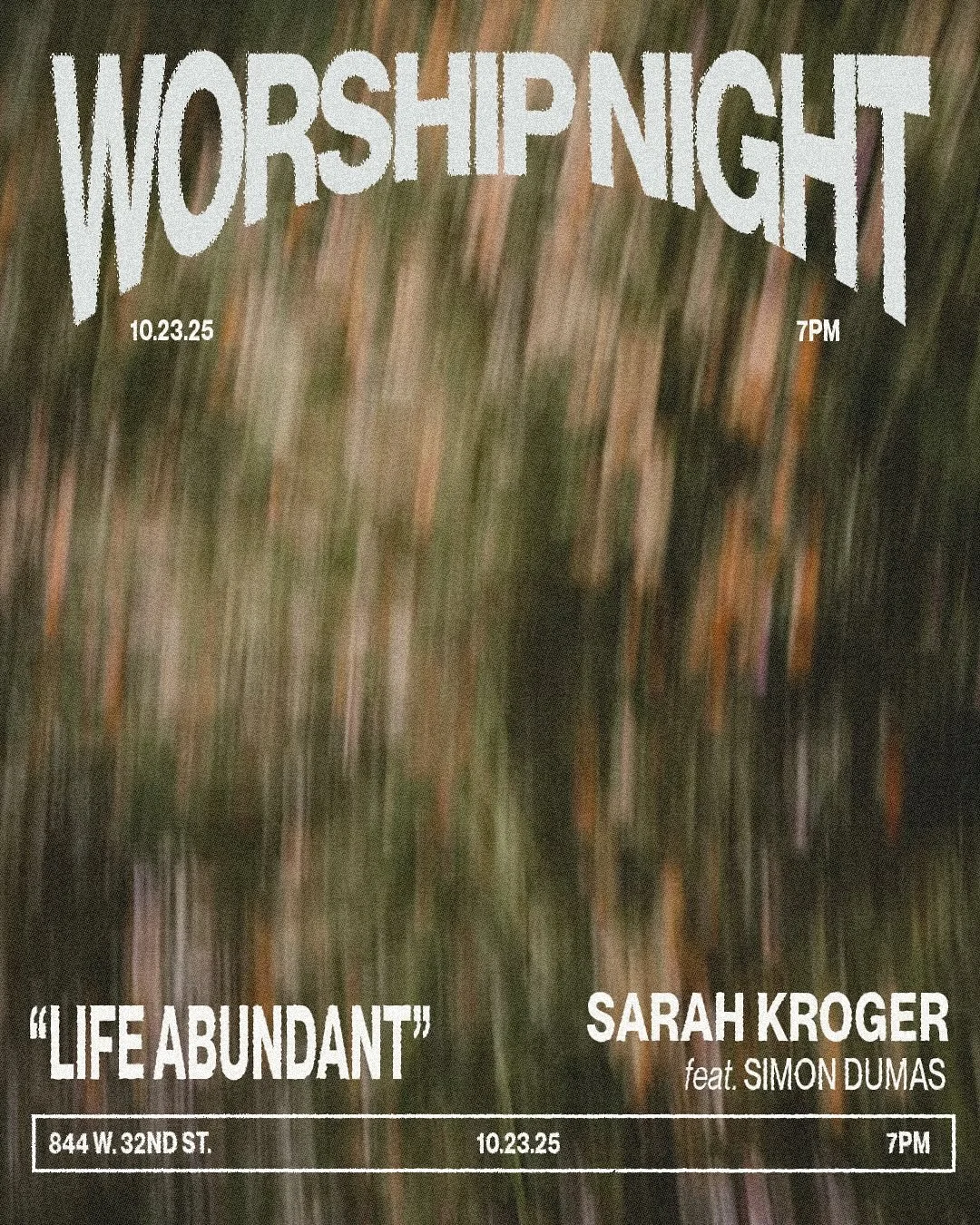 What you&rsquo;re hearing is just the beginning! 🎶

This is your invitation to pause, show up, and be filled.
Come lift your voice in worship with Catholic artist, Sarah Kroger and her special guest, Simon Dumas, and open your heart to a message fro