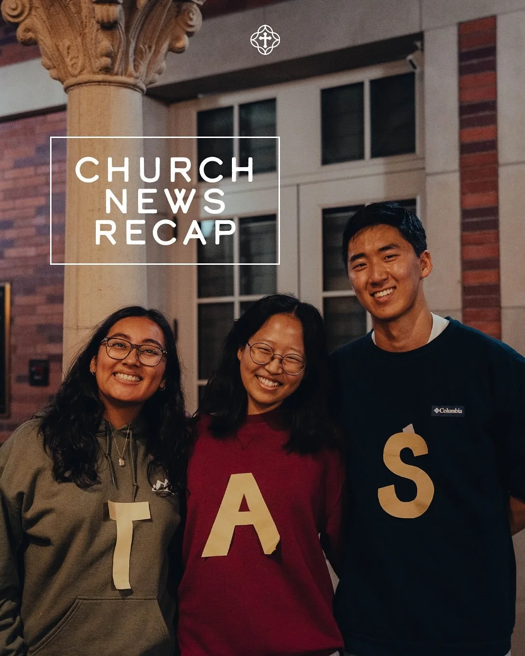 Missed Church News? Here&rsquo;s what&rsquo;s coming up! 👇

1️⃣: Marian Consecration | 11/17 | 630PM | USC Students
2️⃣: Christian Filmmaker Night | 11/17 @ 630PM | CC Community
3️⃣: Men&rsquo;s Retreat at Serrano Campground | 11/21-11/22 | CC Commu