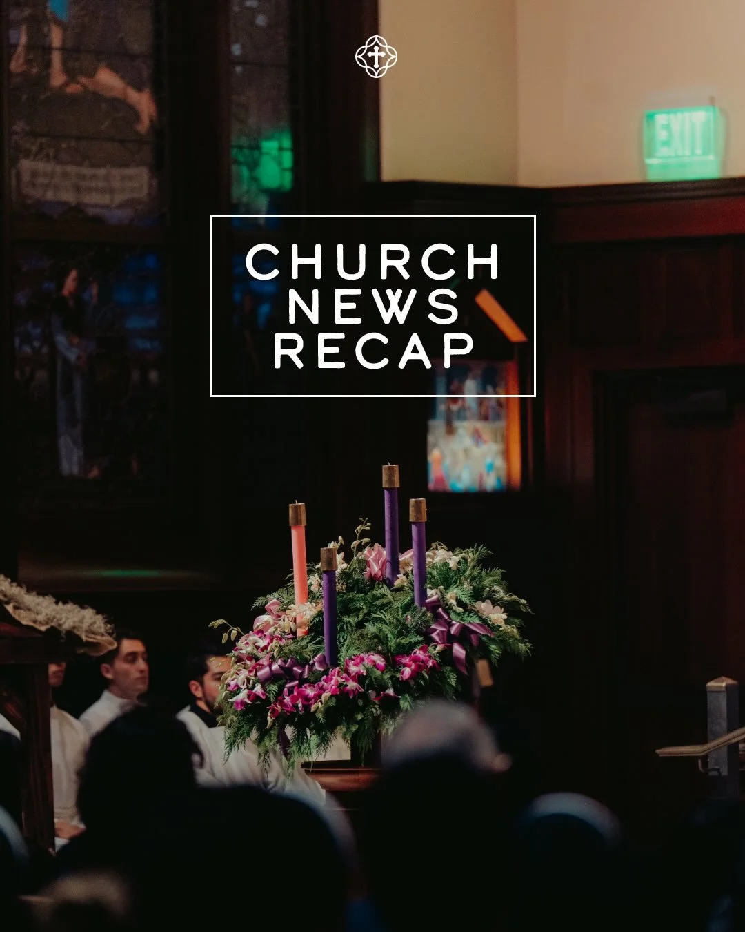 Missed Church News? Here&rsquo;s what&rsquo;s coming up! 👇

1️⃣: Flapjacks and Finals | 12/10 @ 6PM | USC Students
2️⃣: Feast of Our Lady of Guadalupe Mass and Procession | 12/12 @ 530PM | CC Community
3️⃣: Advent Reflection Series on Hallow | hallo