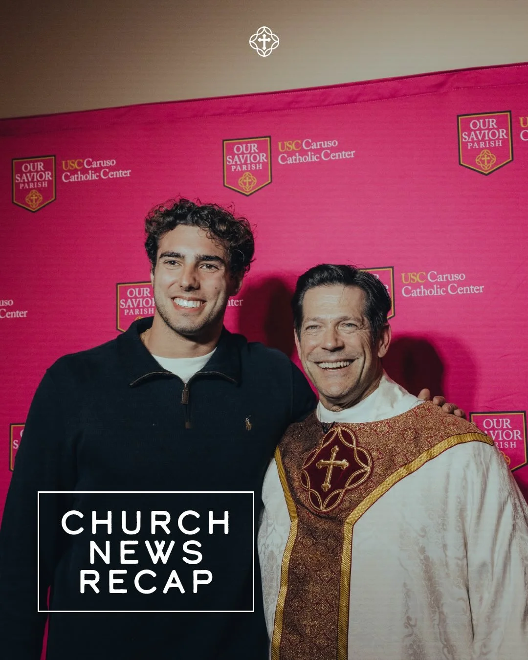 Missed Church News? Here&rsquo;s what&rsquo;s coming up! 👇

1️⃣: Catholic Trojan Retreat 13 | 02/13-02/15 | Mission San Luis Rey | USC Students
2️⃣: Lenten Worship Night w/ Matt Maher | 02/27 at 7PM | CC Community
 Grab a friend(s) and join us for a