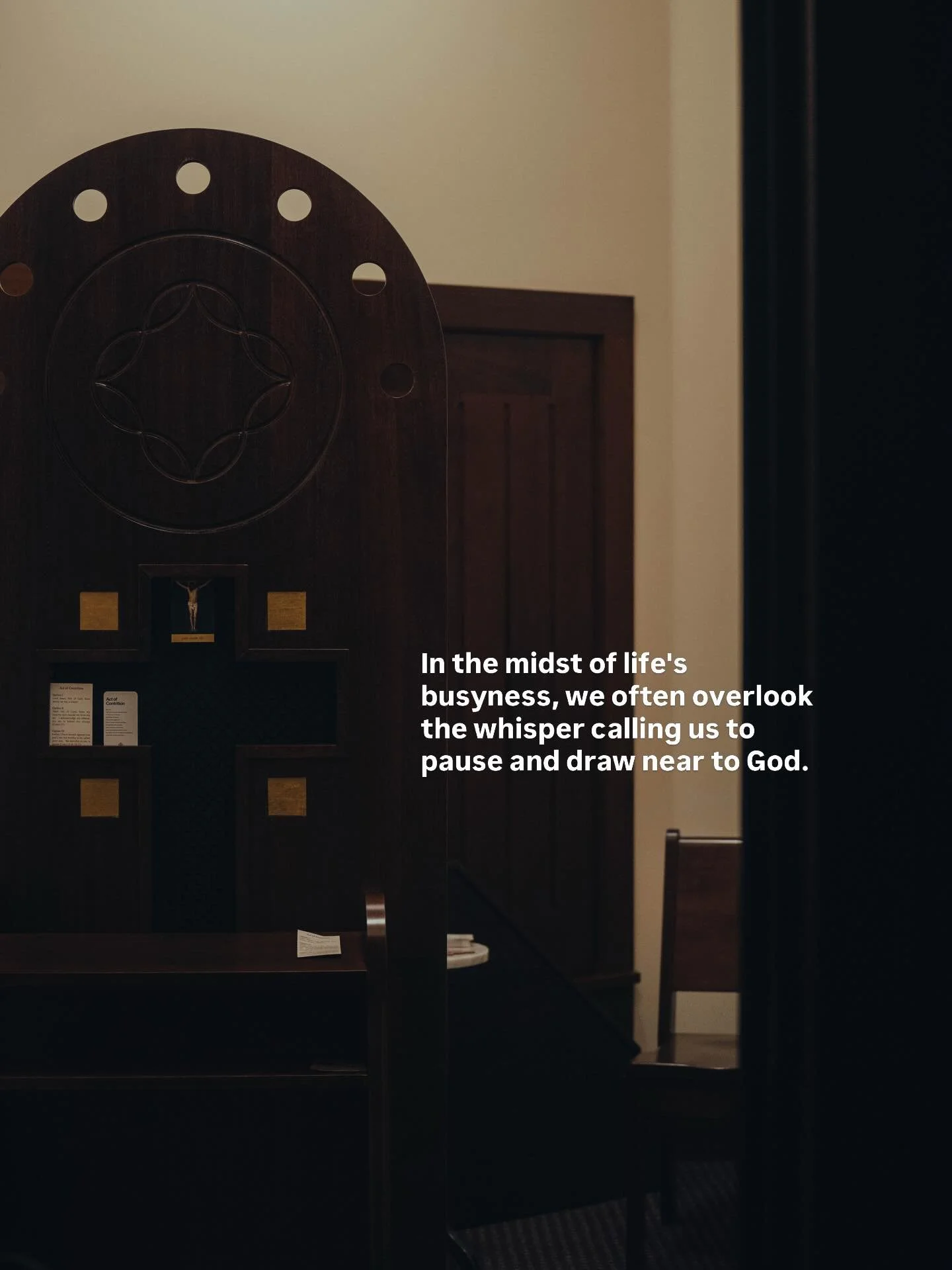 Seek the peace your heart longs for this Lent ❤️ 

Join us for our Lenten Penance Service on Tuesday, March 24 at 7PM, where multiple priests will be available to offer the Sacrament of Reconciliation. Experience the healing embrace of God&rsquo;s me