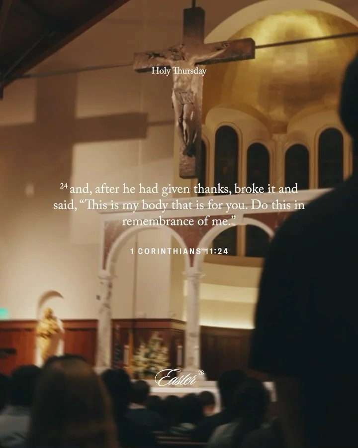 In the quiet of Holy Thursday, may we learn to give as freely as we have received. #trojancatholic