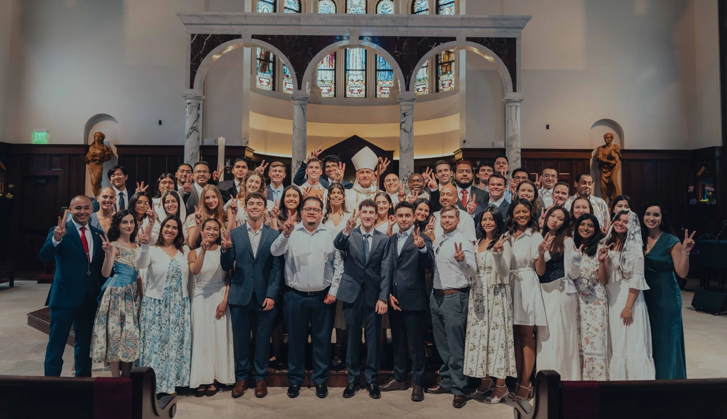 COME HOLY SPIRIT!🕊️🔥

This past Sunday, 49 members of our community were confirmed into the Catholic Church! A special thank you to Bishop Bahhuth for joining us! #trojancatholic