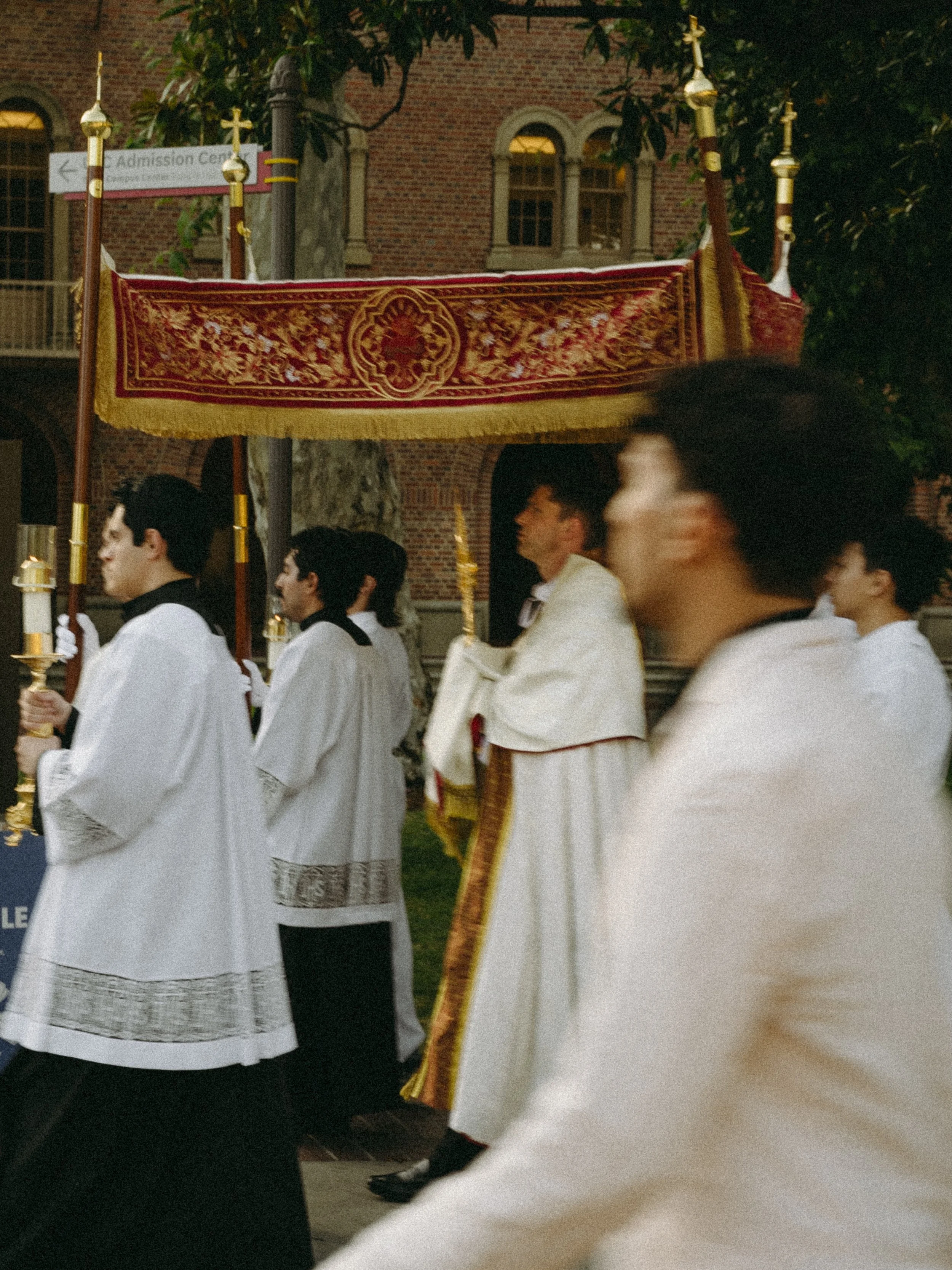 &ldquo;Gaze upon Him, consider Him, contemplate Him, as you desire to imitate Him.&rdquo; - St. Clare of Assisi
&mdash;&mdash;&mdash;
We brought Christ onto campus at our Eucharistic Procession and walked together in prayer and faith! This procession