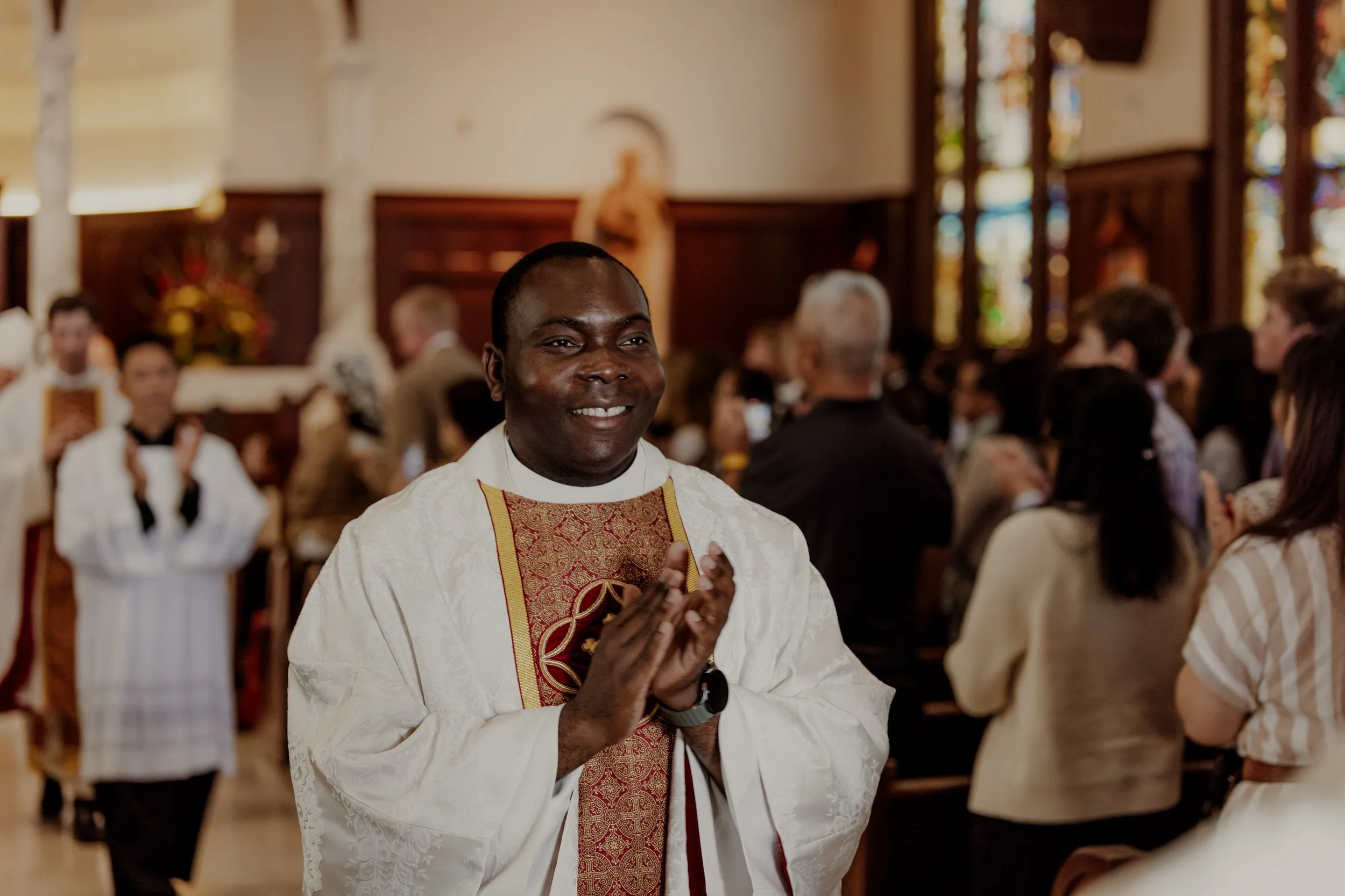 &ldquo;As the Father has sent me, so I send you.&rdquo; - John 20:21

Over the past year, Fr. Deus has been a blessing to our Trojan Catholic family. Through his faithful priesthood and genuine love for our students, Fr. Deus has celebrated the sacra