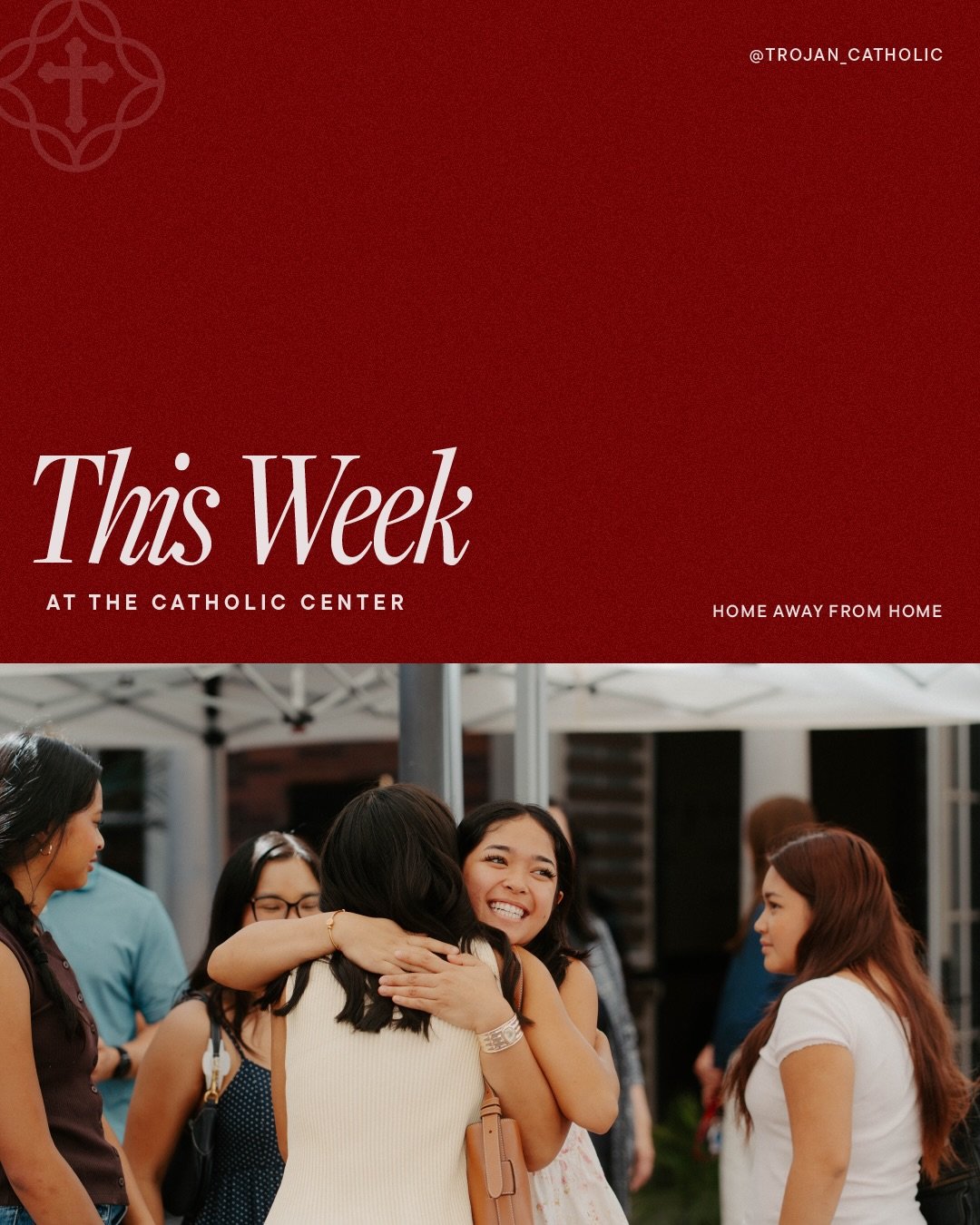 THIS WEEK AT THE CC | AUGUST 31- SEPTEMBER 06

Check out what&rsquo;s happening around the CC 👉

EVENTS THIS WEEK 

1️⃣ August 31 | Student Athlete Kickoff | 6:30PM | USC Students
2️⃣ August 31 | Small Groups start this week | USC Students 
3️⃣ Sept