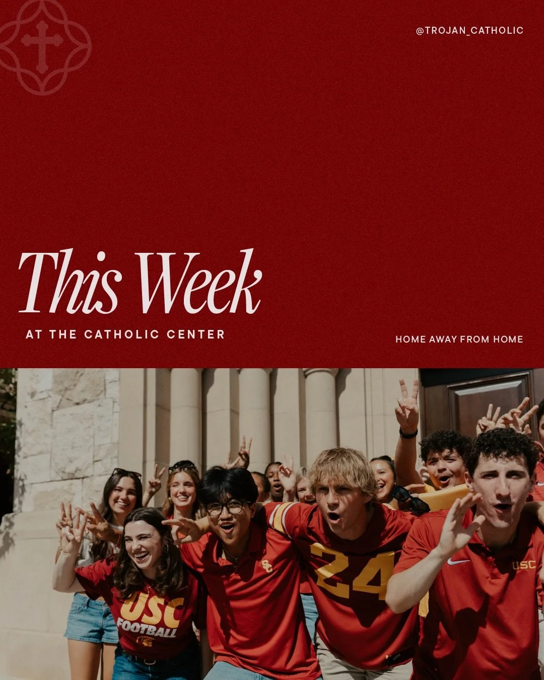 THIS WEEK AT THE CC | SEPTEMBER 7-SEPTEMBER 13

Check out what&rsquo;s happening around the CC 👉

EVENTS THIS WEEK 🗓️

1️⃣ September 09 | Freshmen Field Day | USC Students
2️⃣ September 10 | Godspeed Mixer | USC Students
3️⃣ September 11 | Grad Hap