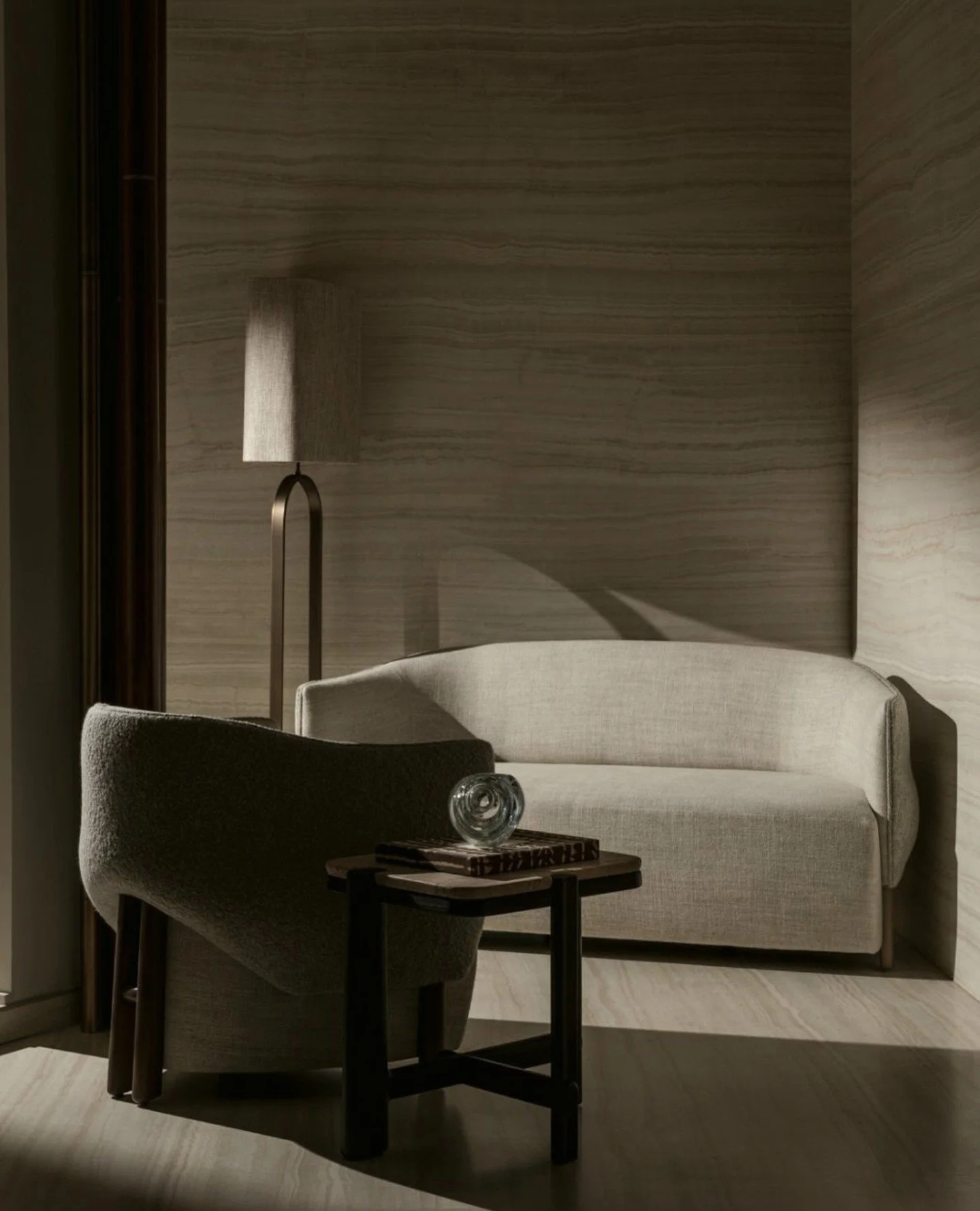 Atelier Tortil unveiled pieces a new collection, An&eacute;momorphose, earlier this month at Maison&amp;Objet in Paris. ⁠
Visit our link to see more of the sculptural new collection available at Moebel. Photography by @rodrigorize