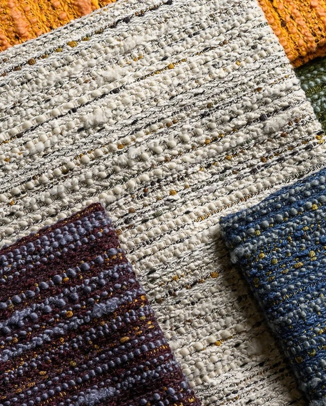 Toyine's OM ALMA textile collection, with its textural designs, pays tribute to the beauty of nature and its subtle hues. ⁠
⁠
Contact our team for details of the TOYINE collection by @toyinesellers⁠
(1) Photographed by @thedigitalfly⁠
(2) On the Merb