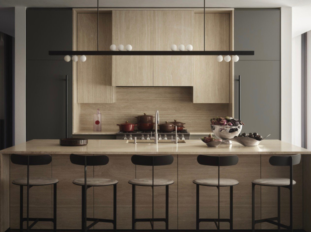 Inspiration from Citizen Artist with their Water Mill Project. The home in Long Island, NY, featured in @ad_italia includes the Yabu Pushelberg-designed 'Park Place' stools from Man of Parts. ⁠
⁠
Tour the home online via our link.⁠
⁠
Interior Design 