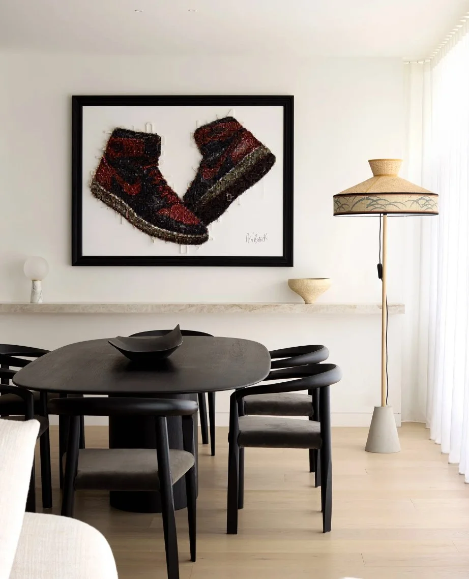 Inspiration⁠ via Atelier Alwill's 'Bladerunner' residence. The beautiful home features the Servomuto Giardino Floor lamp #4 in Sand from Moebel.⁠
⁠
Visit our link to see the range by @servomuto⁠
⁠
Interior Design: @AtelierAlwill Architecture: @ka.des