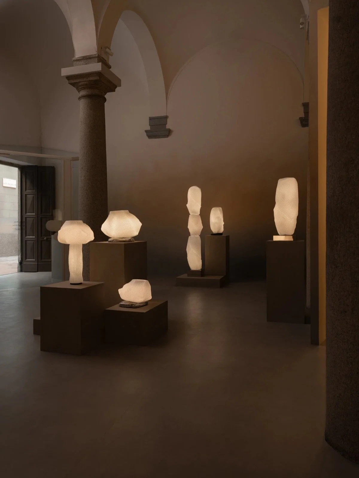 NEW Giopato &amp; Coombes
Another highlight of Milan Design Week 2026, Giopato &amp; Coombes presented &lsquo;Nokori &mdash; The Light That Remains&rsquo;, a site-specific installation of luminous sculptures exploring the relationship between object,