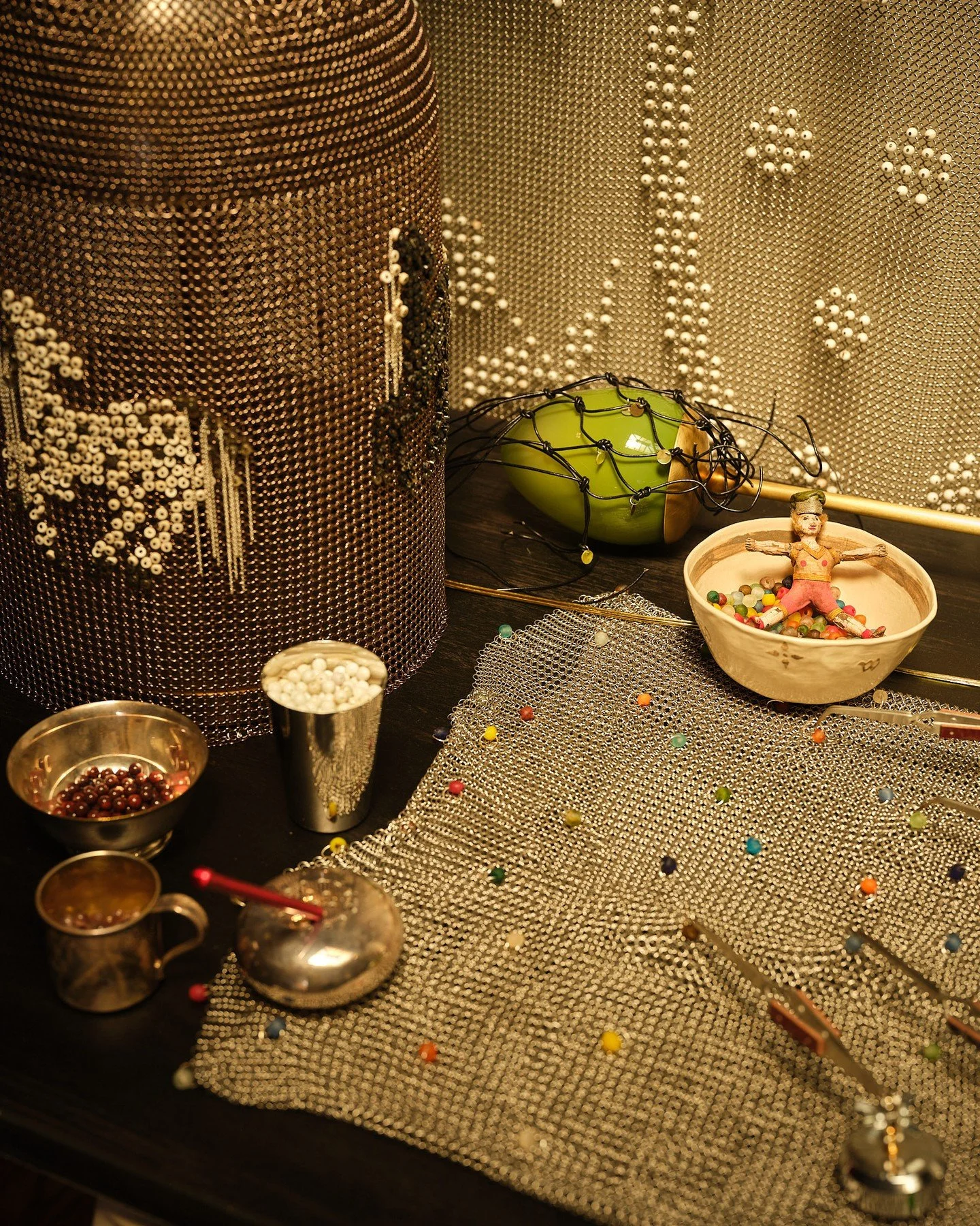 Behind-the-scenes at Wretched Flowers' new working atelier and gathering space in SoHo, and a preview of some of their work in progress.⁠
⁠
Visit our link to explore the collection by @wretched_flowers_ available at Moebel. Photos by @joeinstakramm #