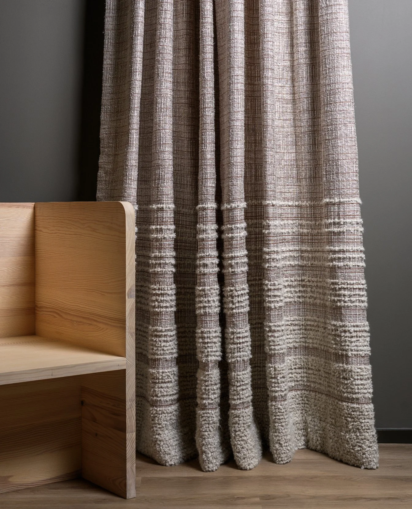 Made-to-order curtains and cushions from TOYINE's fabric collection are available at Moebel.⁠
⁠
The TOYINE collection offers over 400 colour and material combinations, with endless possibilities to bring your creative vision to life. ⁠
⁠
Each creatio
