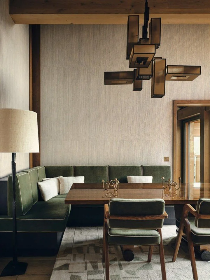 A stunning residential project from the team at HUMBERT &amp; POYET. ⁠
"In the heart of the Engadine region, this chalet embodies a quiet balance between alpine tradition and discreet, contemporary refinement. Pine, oak and natural stone set a r