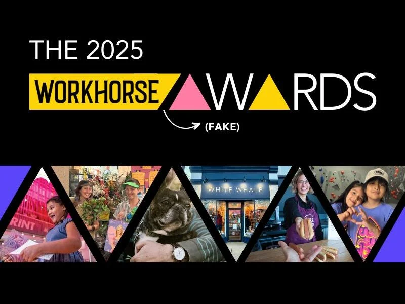 Workhorse Collaborative is one of our favorite local companies run by some of the most brilliant people around. We were surprised and delighted to find ourselves included among their 2025 Workhorse Fake Awards!

Who needs &quot;real&quot; awards when