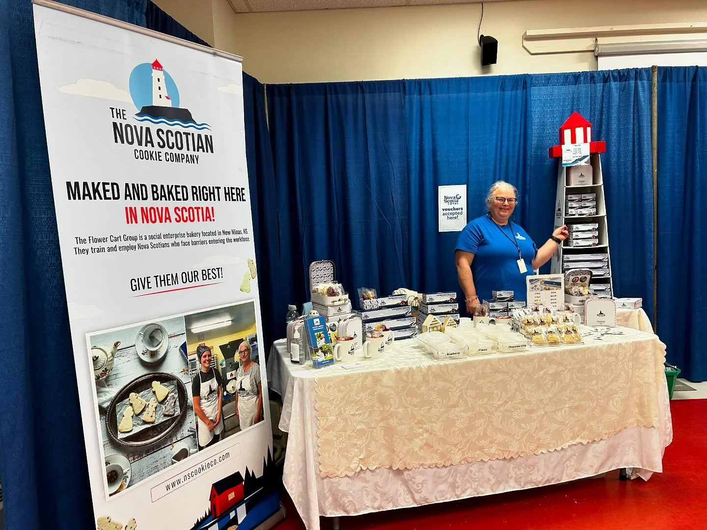 Come visit us this weekend at Acadia Christmas Expo&hellip;  @darwineventgroup #nscookieco.com #acadiachristmasexpo