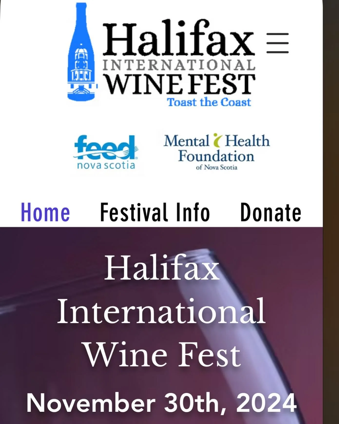 Hey Halifax 🤩🍷
Looking for a fun event Saturday Nov 30th?
🍷 ⭐️Halifax International Wine Festival ⭐️ 🍷

Stop by our NSCookieCo booth and let us know which wine pairs best which flavour of our three shortbread cookies and win a door prize! 🎁🍪

#