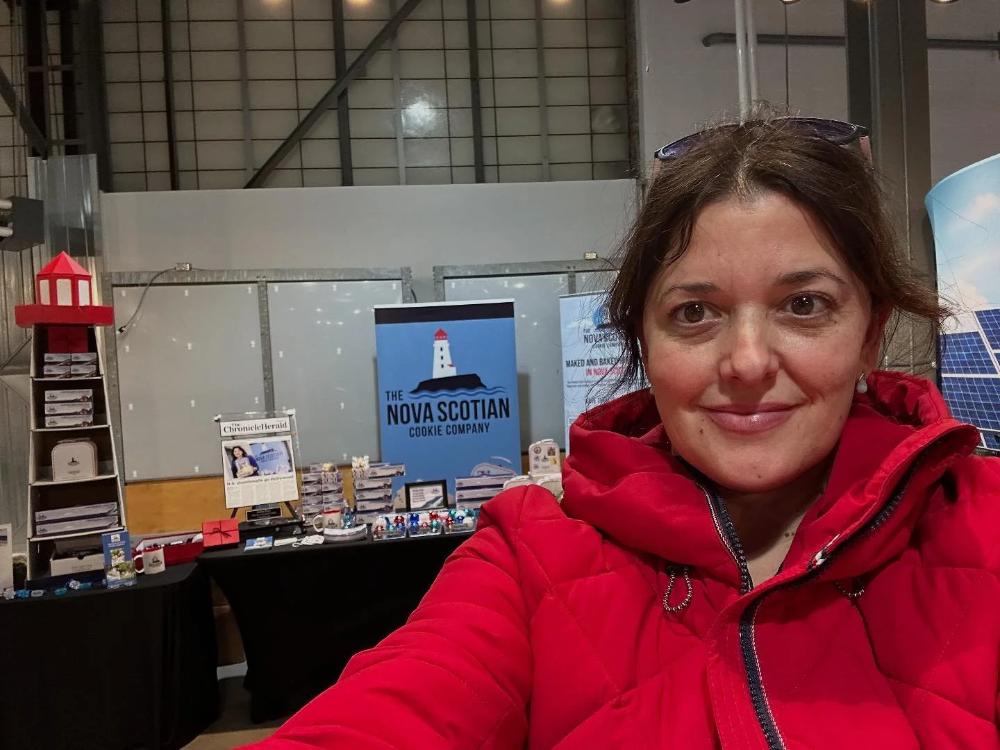 We are all set up for Halifax International Wine Festival @hfxwinefest! 🤩🍷

What could be sweeter than wine and #nscookieco cookies? 🍪 🍷❤️

#nscookieco #givethemourbest #halifax #halifaxwinefest #wine #winetasting #shortbread #cookies #nslocal #n