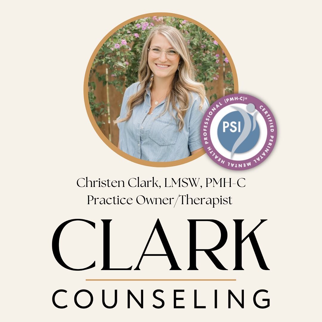 It&rsquo;s been a while since I&rsquo;ve introduced myself! Hi - I'm Christen Clark, LMSW, PMH-C 👋 Owner and Therapist at Clark Counseling and the voice behind this page. 

I&rsquo;m proud to announce I now hold a certificate in Perinatal Mental Hea